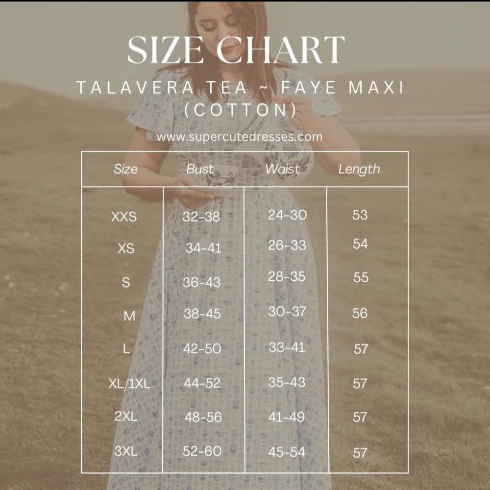 Super Cute Dresses SCD Talavera Tea Faye Maxi L - Picture 2 of 5